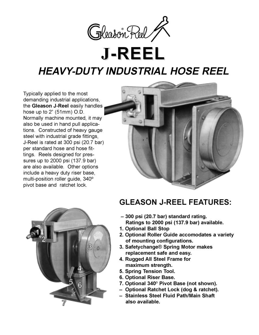  Cable Management: Engineered Products: Hose Reels