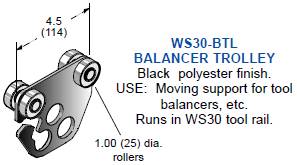P/N 625330 Gleason Tool Balancer Trolley 