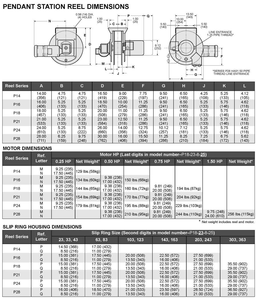  Cable Management: Engineered Products: Cable Reels